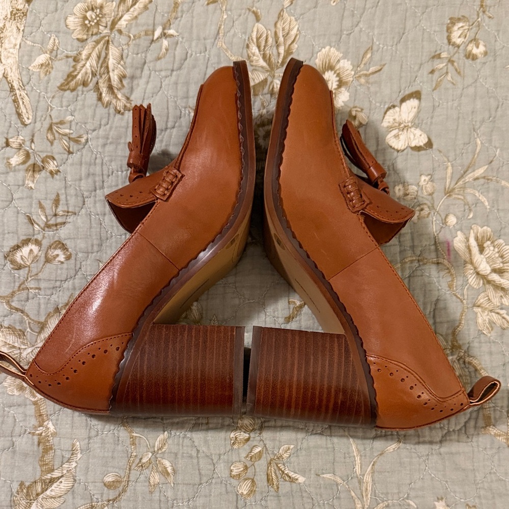 Vince Camuto Chelivia block heel tassel loafers - Picture 3 of 4